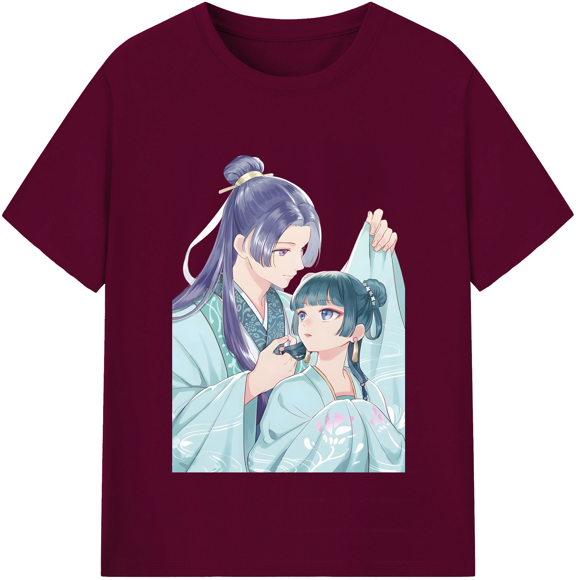 （画像用） 薬屋のひとりごと The Apothecary Diaries レディースカジュアルプリントTシャツ（綿100％）